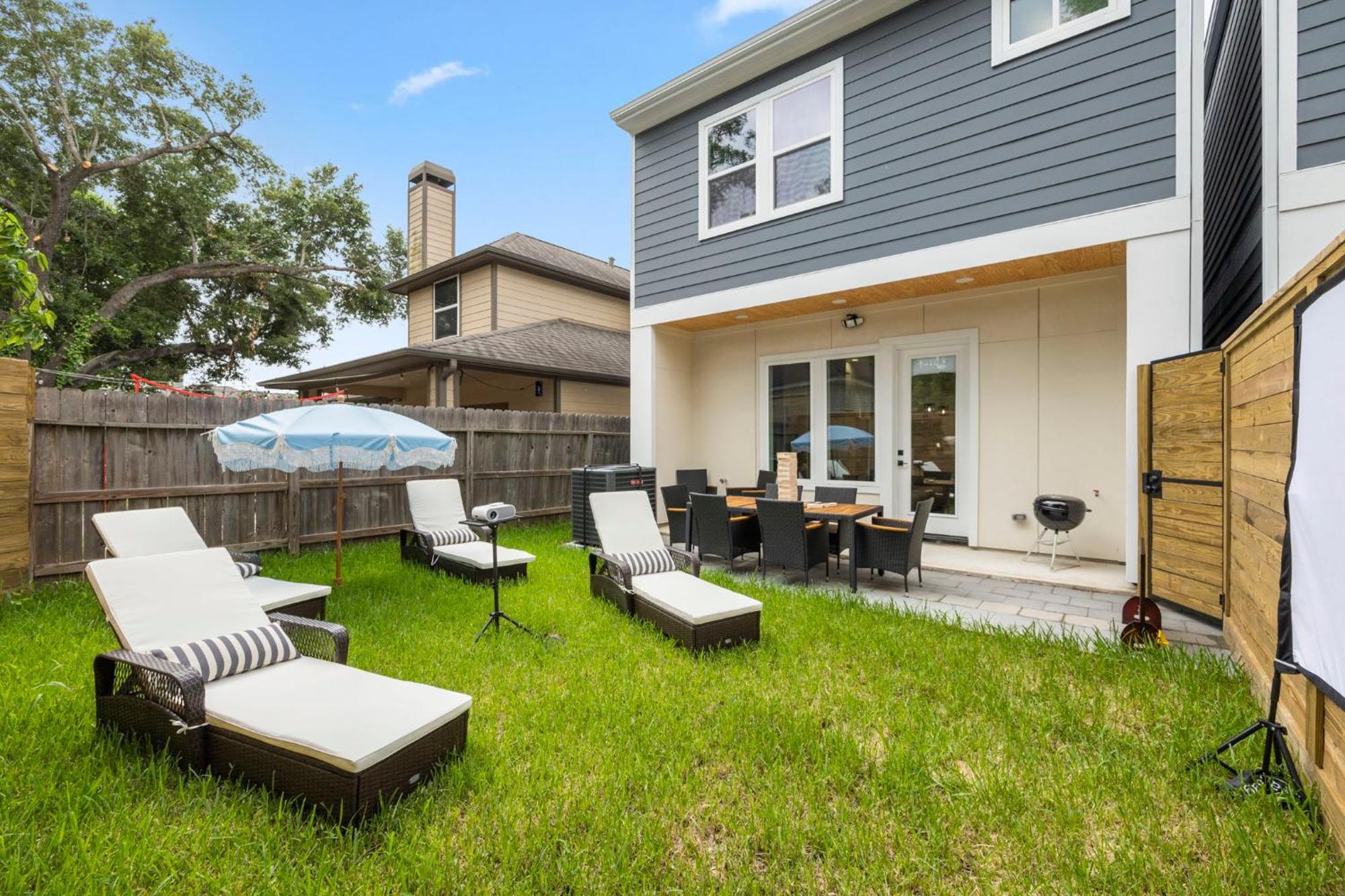 Villa Central 4Bd - Outdoor Movie - Ping Pong - Bbq Houston Exterior foto