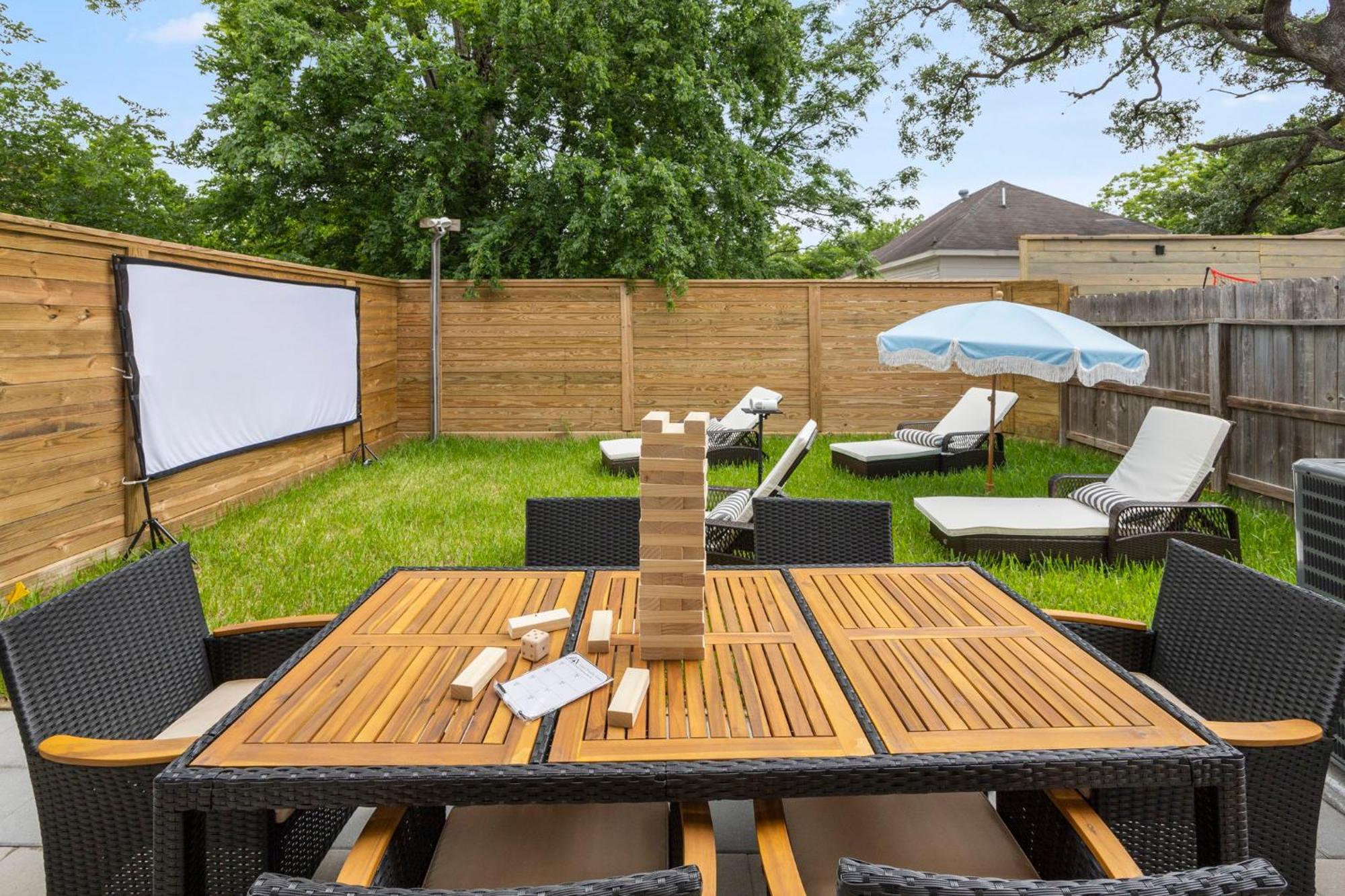 Villa Central 4Bd - Outdoor Movie - Ping Pong - Bbq Houston Exterior foto